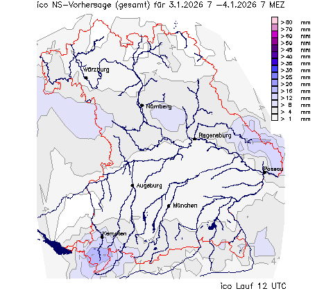 ICON Niederschlagsvorhersage (Summe) für Übermorgen vom 31.12.2025 wurde nicht gefunden!